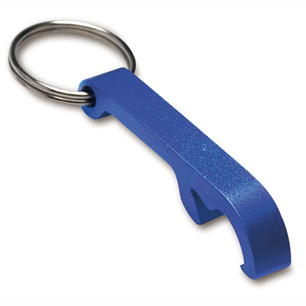 Opener with key ring