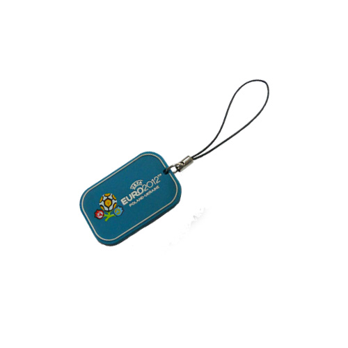 Soft PVC Mobile Phone Charm for Football Cup 