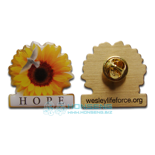 Hope Sunflower Badge