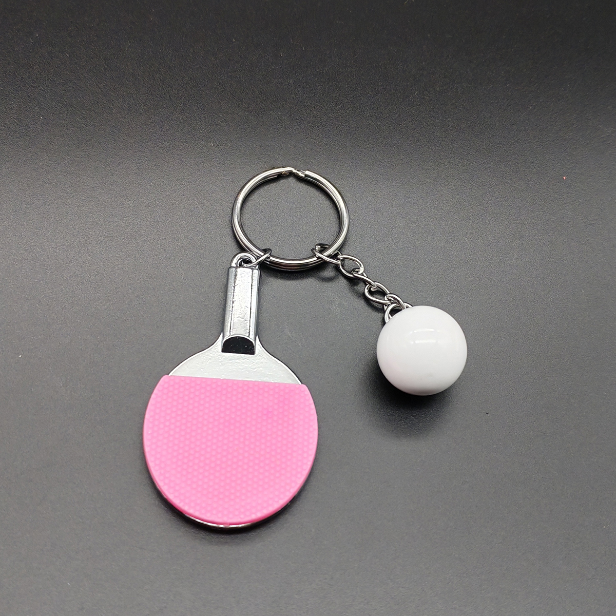 Table Tennis Keychain, Mini Pingpong Keyrings with Table Tennis Racket Sports Keyring for Bags Backpack thumbnail 9