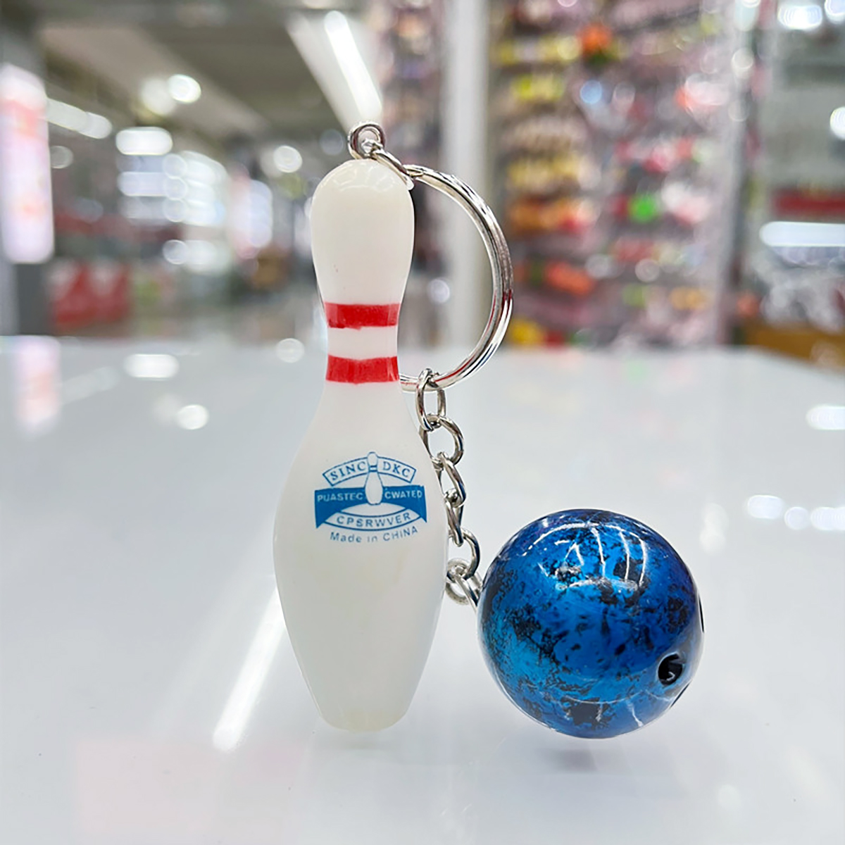 Mini Cute Bowling Keychains, Bowling Ball Charm for Bowling Lover thumbnail 5
