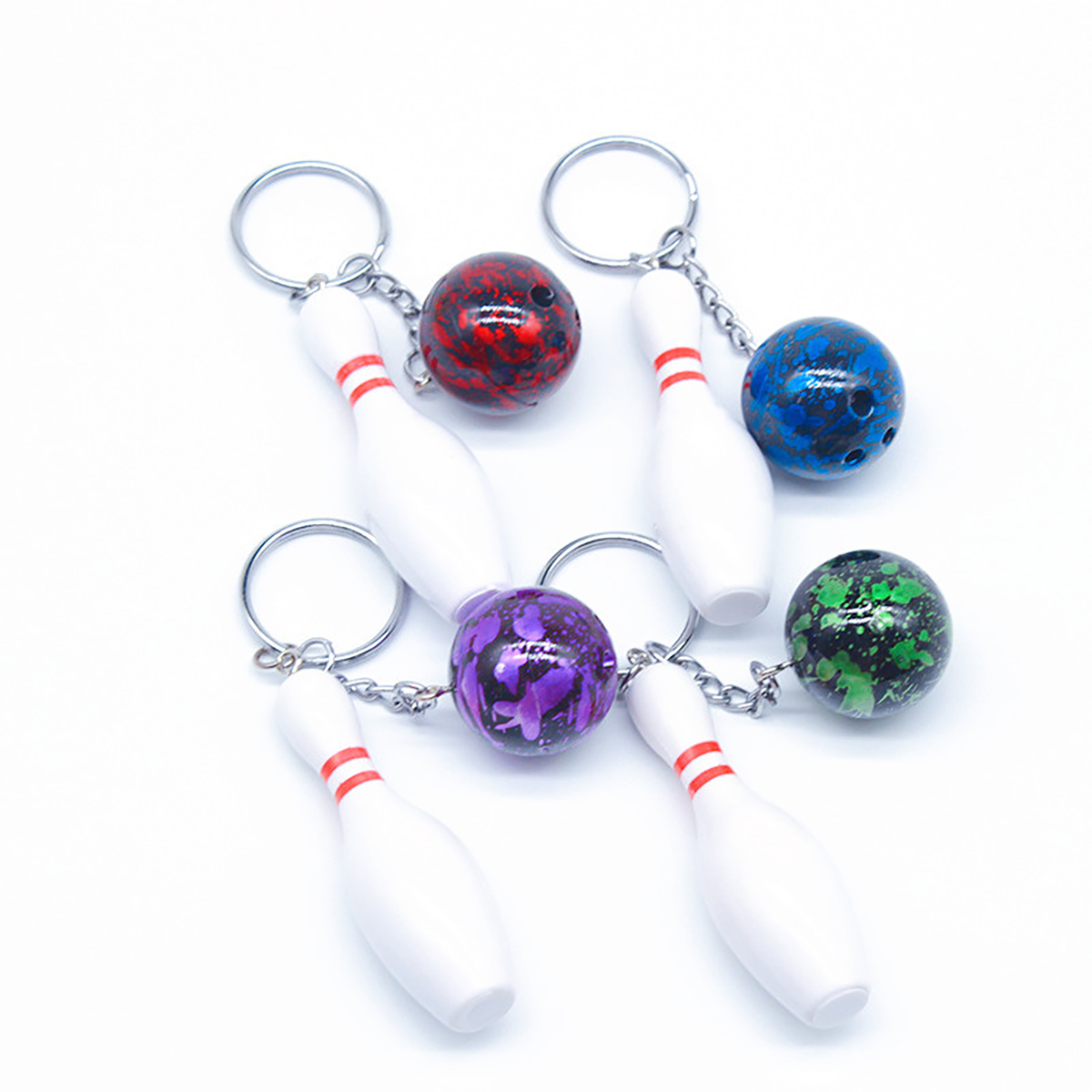 Mini Cute Bowling Keychains, Bowling Ball Charm for Bowling Lover thumbnail 8
