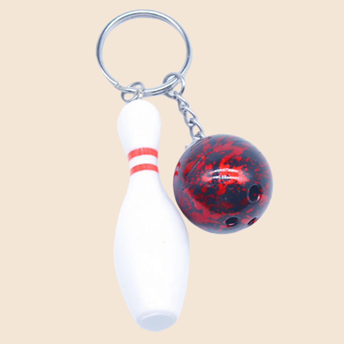 Mini Cute Bowling Keychains, Bowling Ball Charm for Bowling Lover thumbnail 12