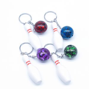 Bowling Pin Keychains
