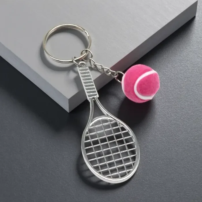 Tennis Keychain