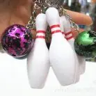 Bowling Pin Keychains