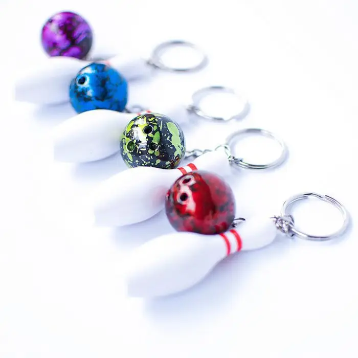 Bowling Pin Keychains