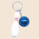 Blue Bowling Keychains