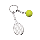 Green Tennis Keychain