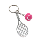 Red Tennis Keychain