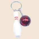 Red Bowling Keychain