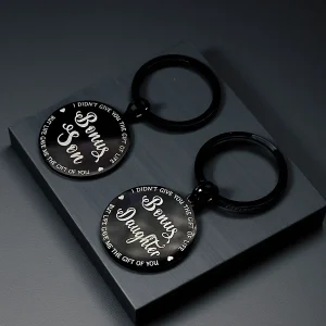 Metal Bonus Son Daughter Keychains Gift