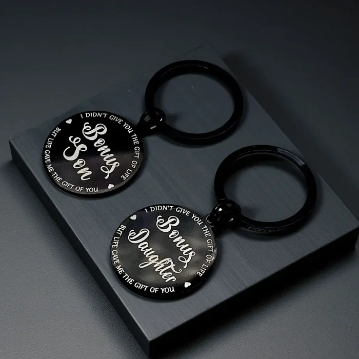 Metal Bonus Son Daughter Keychains Gift