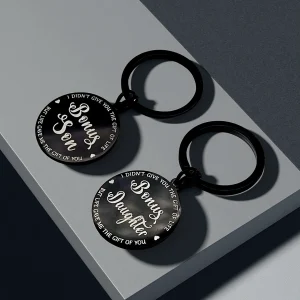 Metal Bonus Son Daughter Keychains Gift