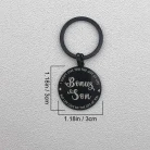 Metal Bonus Son Daughter Keychains Gift