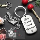 maneja con cuidado te necesito aqui conmigo keychains