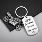 maneja con cuidado te necesito aqui conmigo keychains