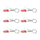Table Tennis Keychain, Mini Pingpong Keyrings with Table Tennis Racket Sports Keyring for Bags Backpack