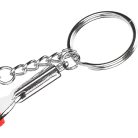 Table Tennis Keychain, Mini Pingpong Keyrings with Table Tennis Racket Sports Keyring for Bags Backpack